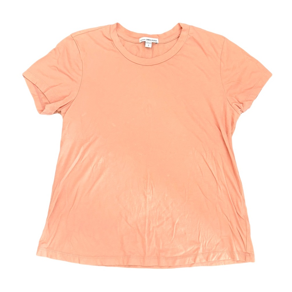 NWOT JAMES PERSE STANDARD PEACH TEE SHIRT // SIZE 2 ✨
